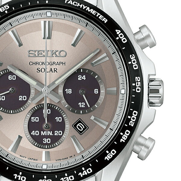 セイコー セレクション Sシリーズ SBPY181 メンズ ソーラー クロノグラフ グレーダイヤル