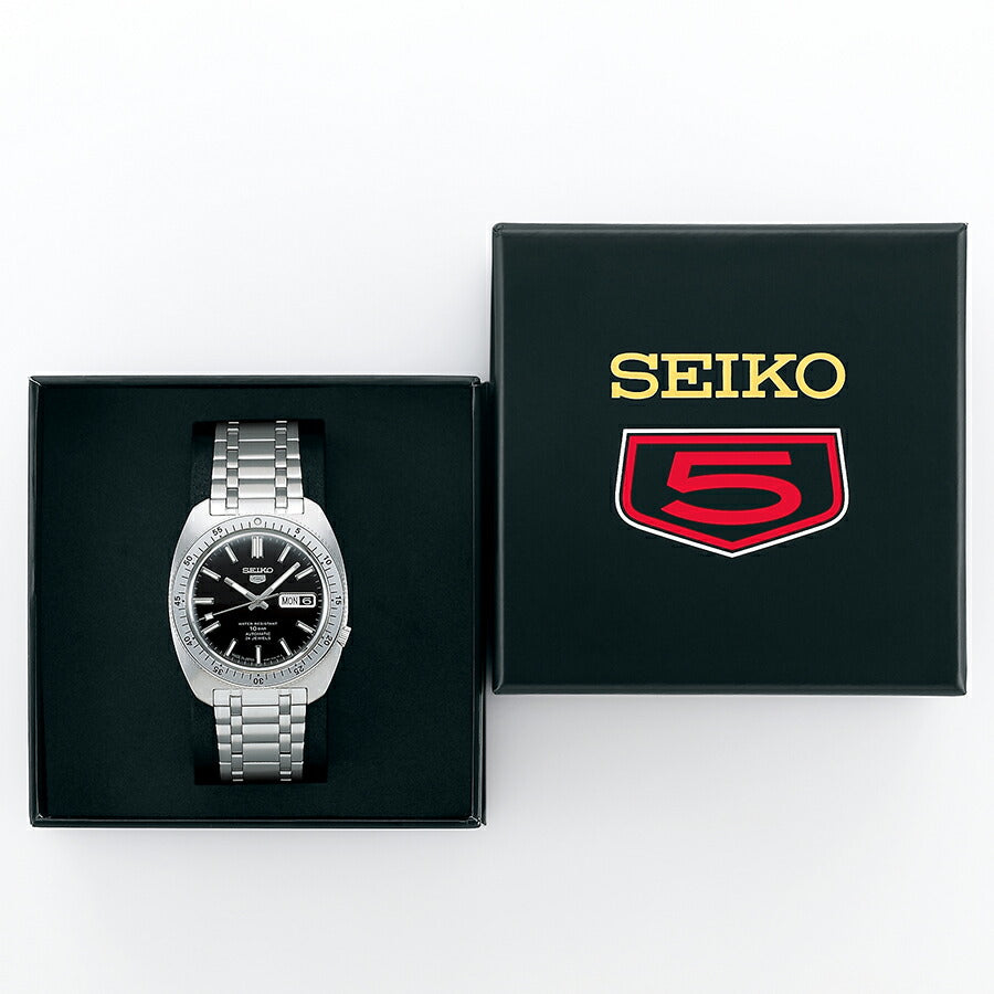 セイコー 5スポーツ ヘリテージデザイン 復刻限定モデル SBSA313 メンズ 自動巻 ブラックダイヤル ツートーンデイデイト 日本製