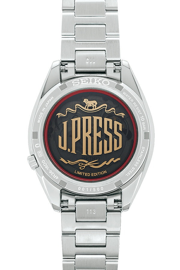 セイコー 5スポーツ SNXS J.PRESS コラボレーション 限定モデル SBSA317 メンズ メカニカル 自動巻き 替えバンド付き 日本製