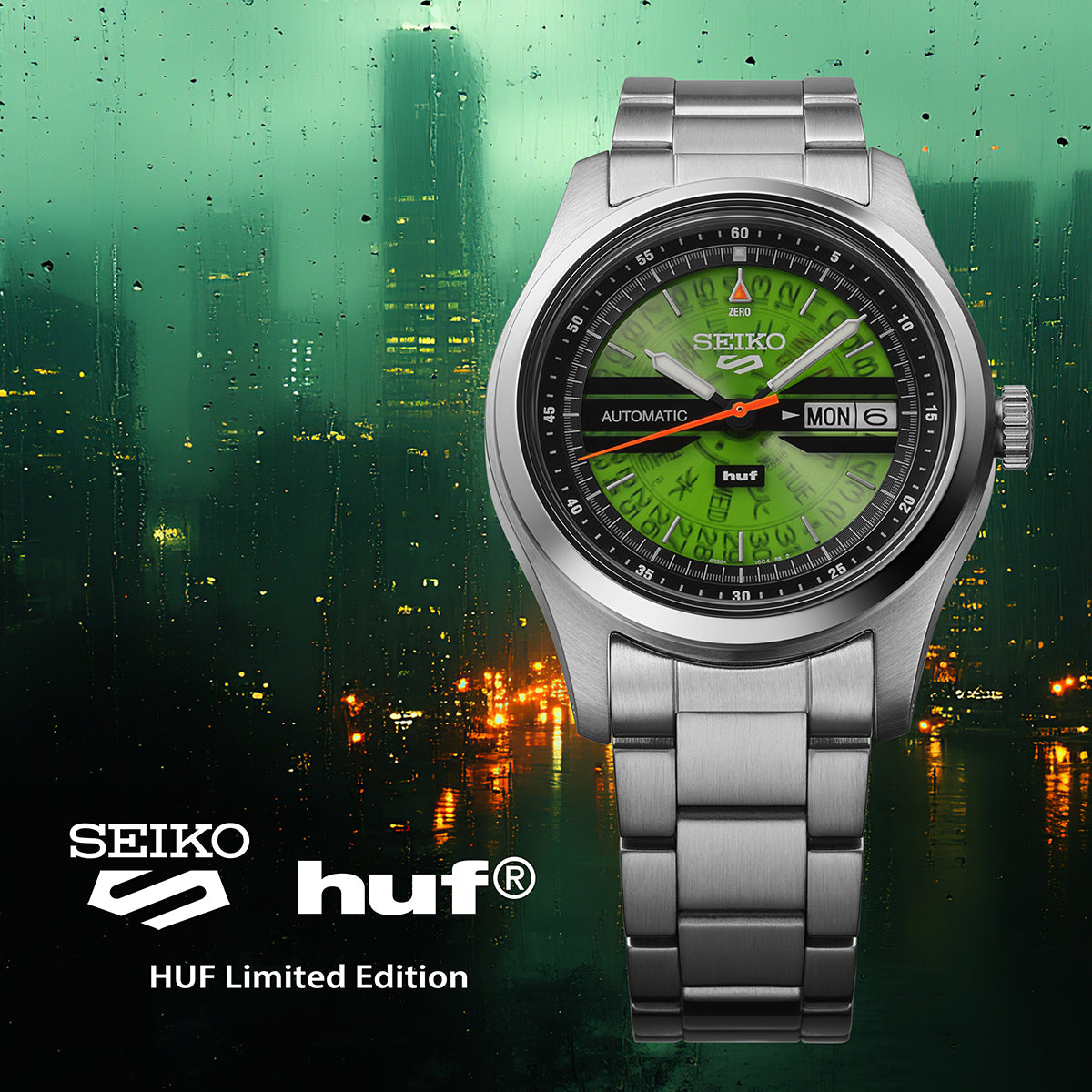 セイコー 5スポーツ HUF コラボレーション 限定モデル SBSA323 メンズ