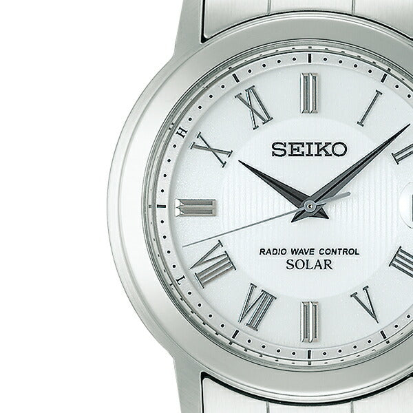 セイコー セレクション スピリット SBTM189 メンズ ソーラー電波 3針