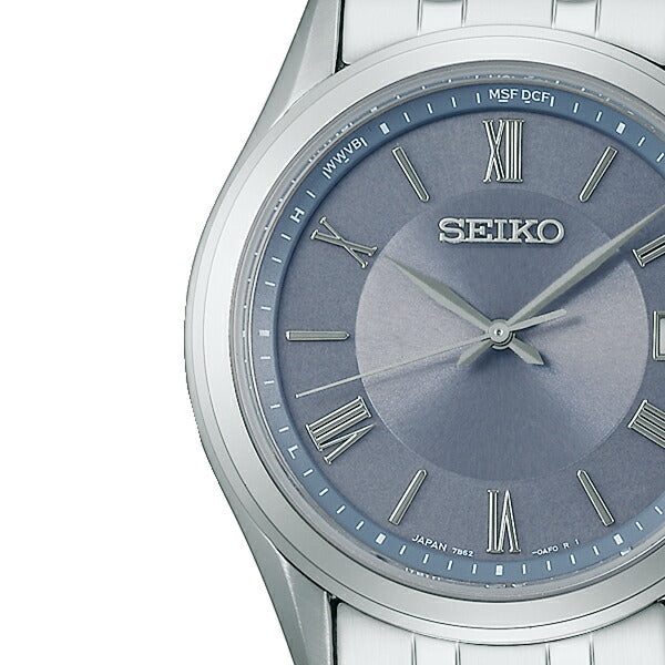 極美品　SEIKO　セイコー　ブルー　シルバー　クォーツ　電池式　腕時計　メンズ 極美品 SEIKO セイコー ブルー シルバー クォーツ 電池式 腕時計 メンズ