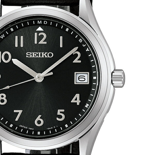 セイコー セレクション 2026 Raise The Future 限定 ペアモデル SBTM363 メンズ ソーラー電波 3針 革ベルト ブラック 日本製
