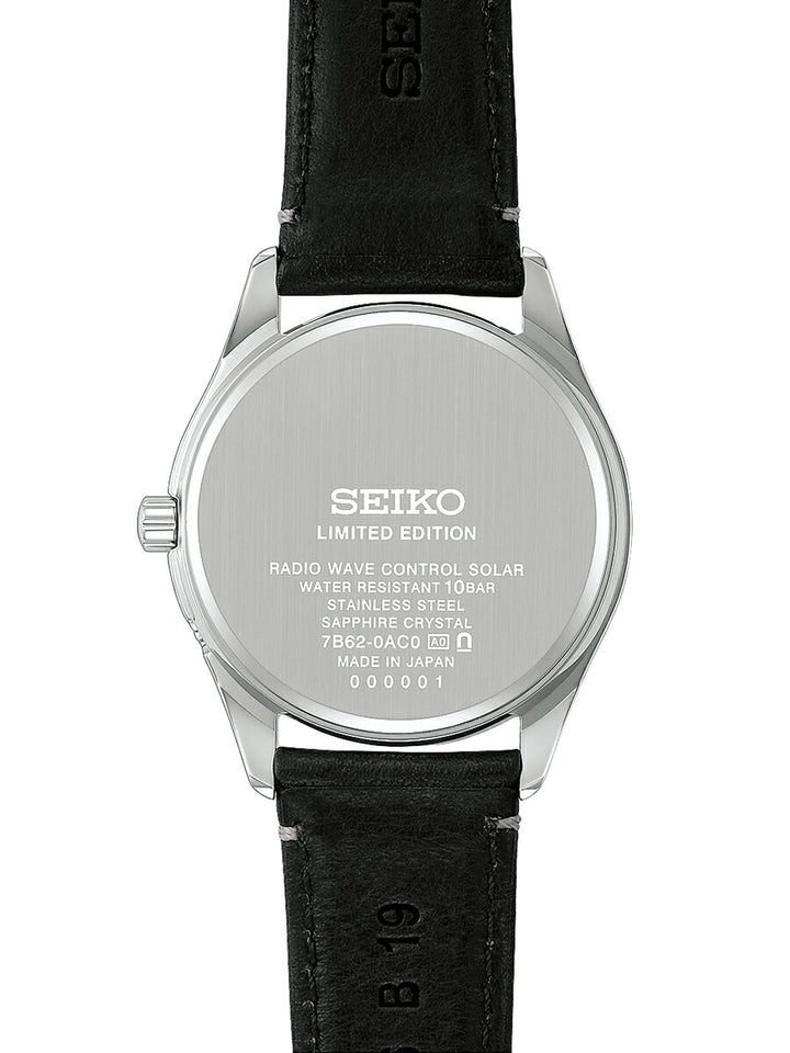 セイコー セレクション 2026 Raise The Future 限定 ペアモデル SBTM363 メンズ ソーラー電波 3針 革ベルト ブラック 日本製