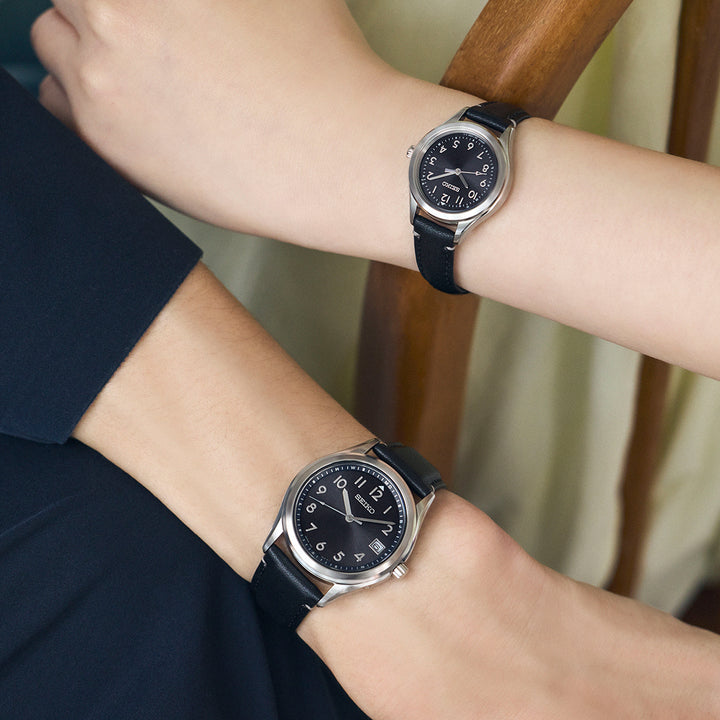 セイコー セレクション 2026 Raise The Future 限定 ペアモデル SBTM363 メンズ ソーラー電波 3針 革ベルト ブラック 日本製