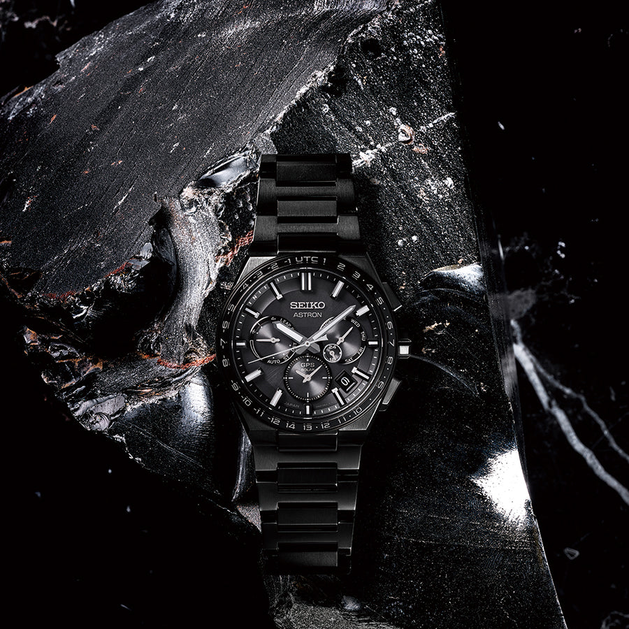 セイコー アストロン NEXTER ネクスター 1st Collection ブラックエディション SBXC147 メンズ 腕時計 ソーラー GPS衛星電波 ブラック