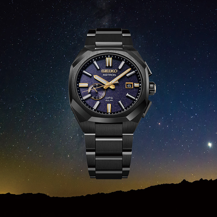 セイコー アストロン ネクスター 2024 限定モデル スターリースカイ SBXD021 メンズ 腕時計 ソーラー GPS衛星電波 ブルーダイヤル ブラック