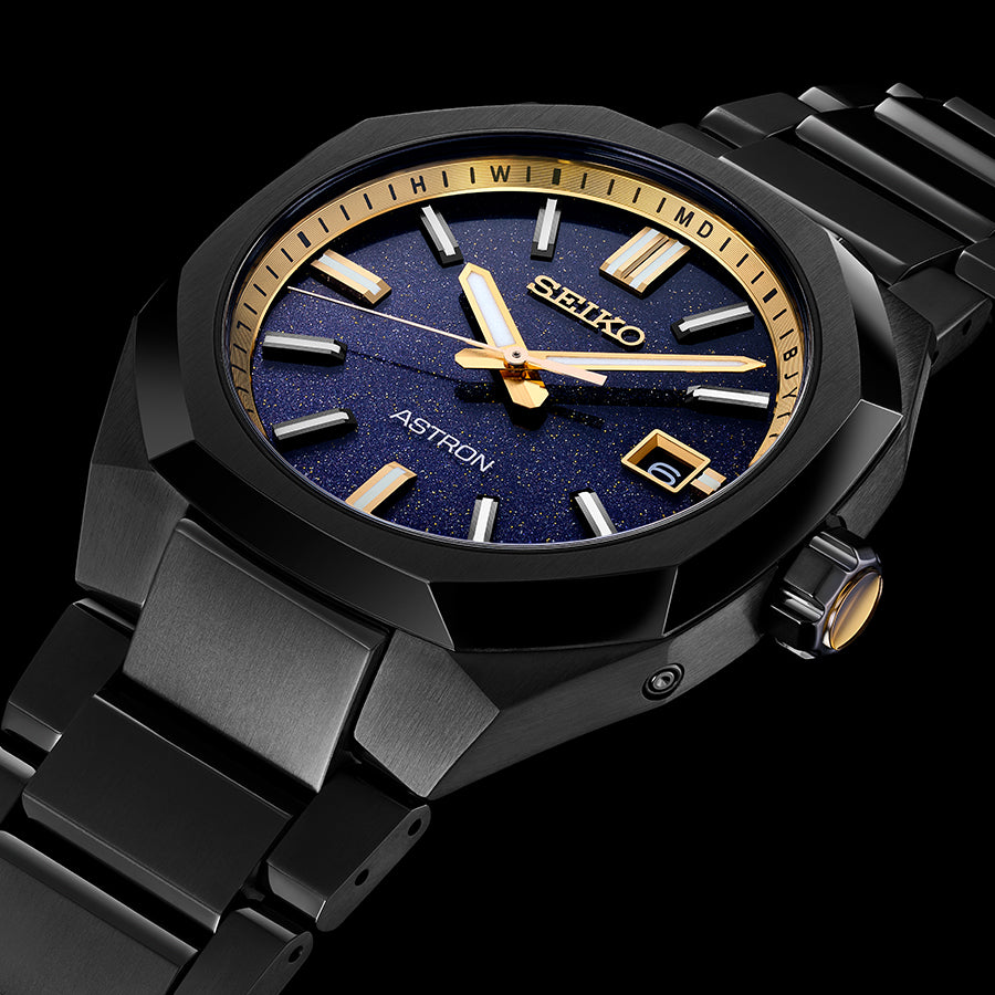 セイコー アストロン ネクスター 2024 限定モデル スターリースカイ SBXY073 メンズ 腕時計 ソーラー 電波 ブルーダイヤル ブラック 日本製