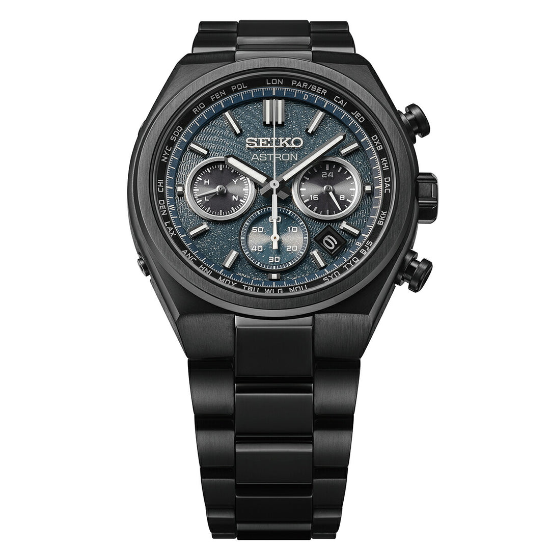 セイコー アストロン ネクスター スターリースカイ 2026 限定モデル 銀河 SBXY105 メンズ ソーラー 電波 ワールドタイムクロノグラフ