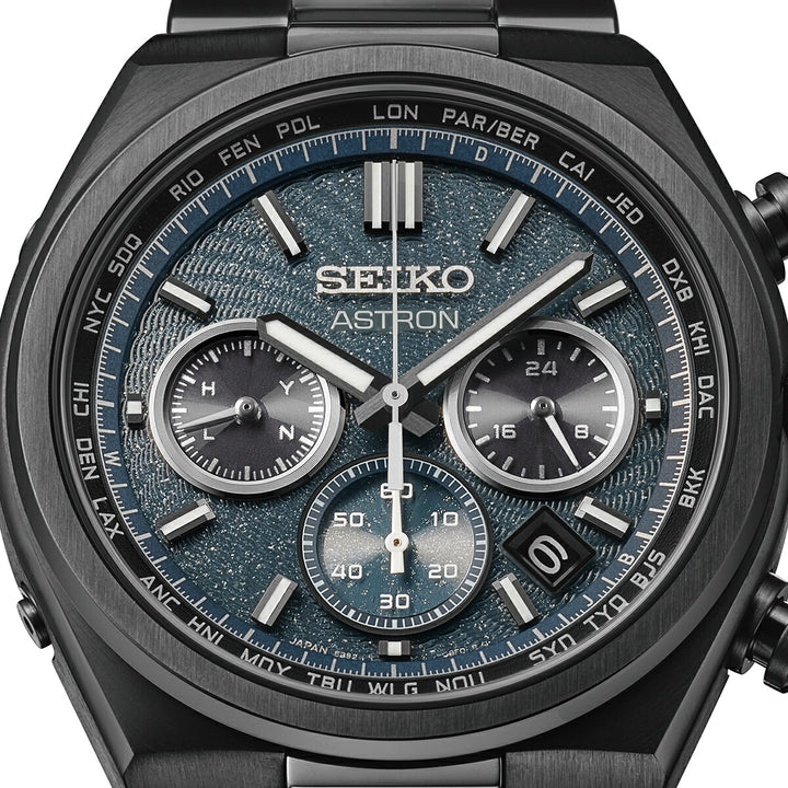 セイコー アストロン ネクスター スターリースカイ 2026 限定モデル 銀河 SBXY105 メンズ ソーラー 電波 ワールドタイムクロノグラフ