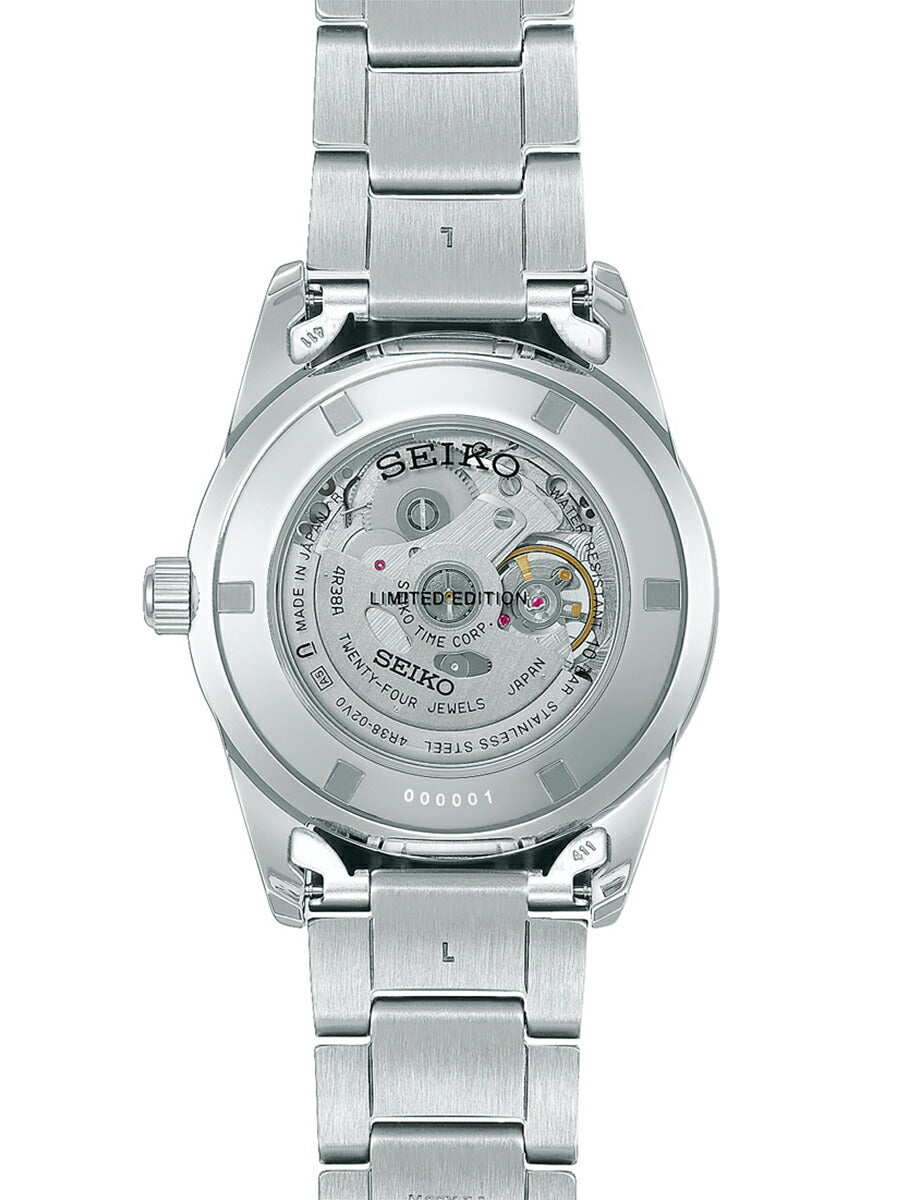 セイコー セレクション スプリング 2026 限定モデル SCVE065 メンズ メカニカル 機械式 オープンハート ライトブルーダイヤル