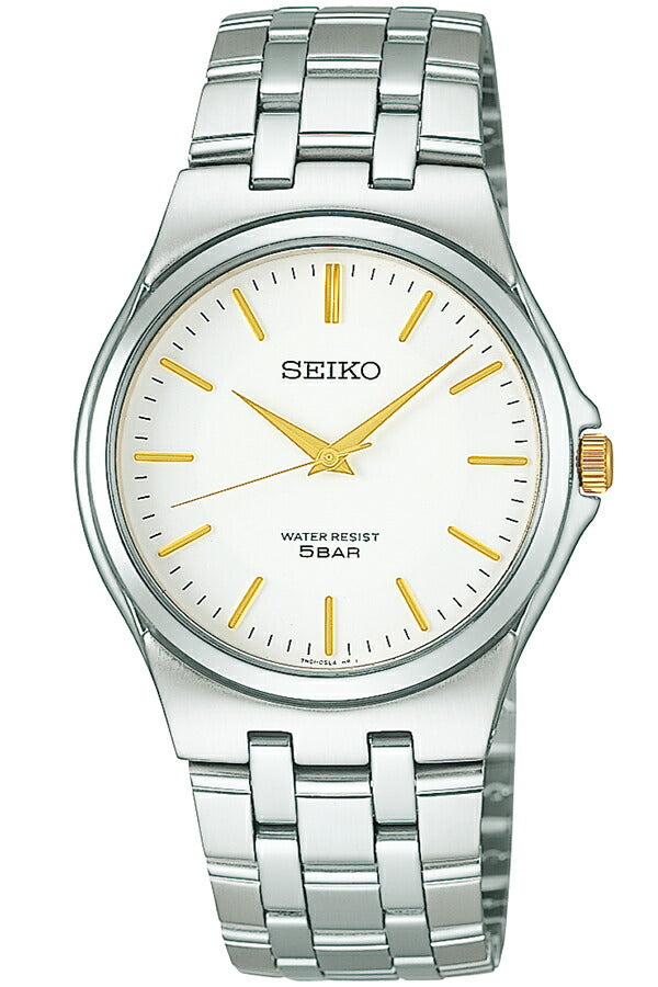 SEIKO Solar ホワイトダイヤル 時計 Seiko women's watch solar white dial two toned 100M WR date