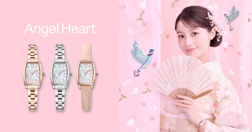 エンジェルハート サクラタイム 日本製モデル SKR19SS-J レディース 腕時計 ソーラー トノー ホワイトパールダイヤル シルバー メタルバンド