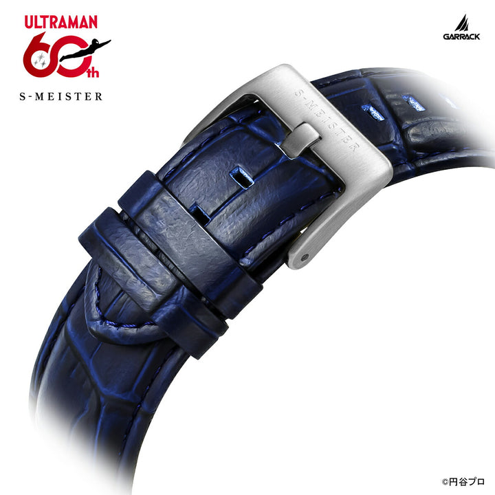 ギャラック S-MEISTER ウルトラマンシリーズ 60周年記念 コラボレーションモデル ウルトラマンゼロ SMS-42-UM-ZR メンズ 機械式 自動巻き オープンハート 革ベルト