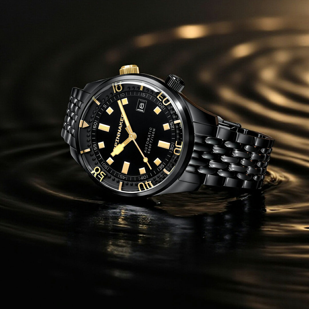 スピニカー ブラッドナー ブラック&ゴールド コレクション SP-5062-44 メンズ 機械式 自動巻き