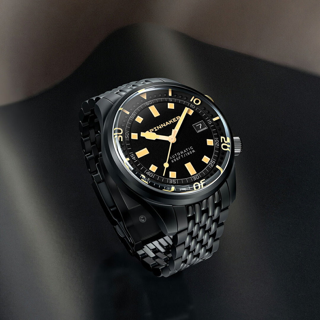 スピニカー ブラッドナー ブラック&ゴールド コレクション SP-5062-44 メンズ 機械式 自動巻き