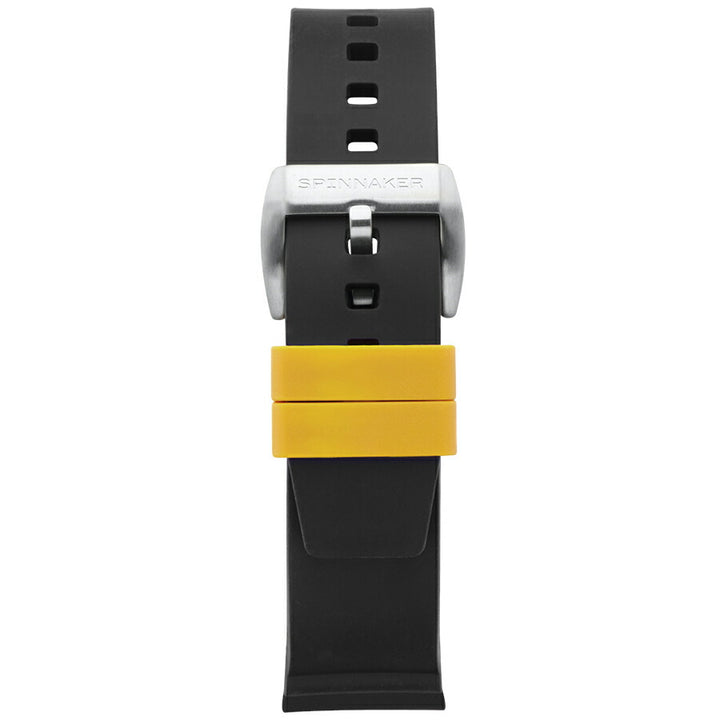 スピニカー DUMAS デュマ GMT SP-5119-11 メンズ 機械式 自動巻き 30気圧防水 蓄光 ブラックダイヤル 替えバント付き