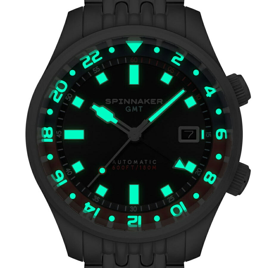 スピニカー ブラッドナー GMT オートマチック SP-5121-55 メンズ