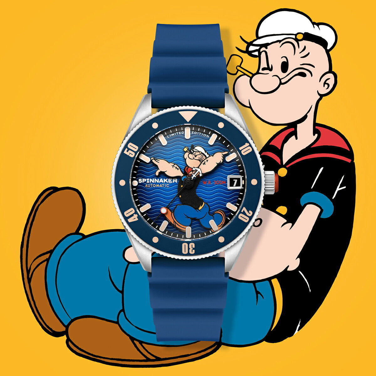 スピニカー チャレンジャー ポパイ コラボレーション 限定モデル