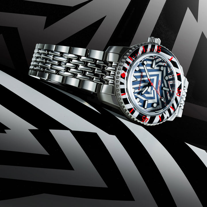 スピニカー フルース Razzle Dazzle ラズルダズル 限定モデル SP-5165-11 メンズ 機械式 自動巻き