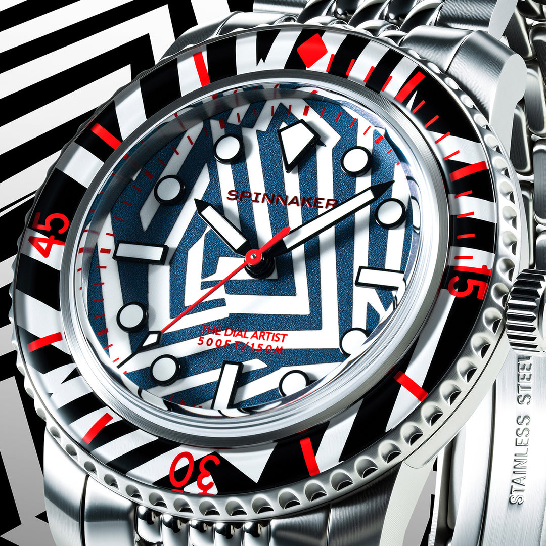 スピニカー フルース Razzle Dazzle ラズルダズル 限定モデル SP-5165-11 メンズ 機械式 自動巻き