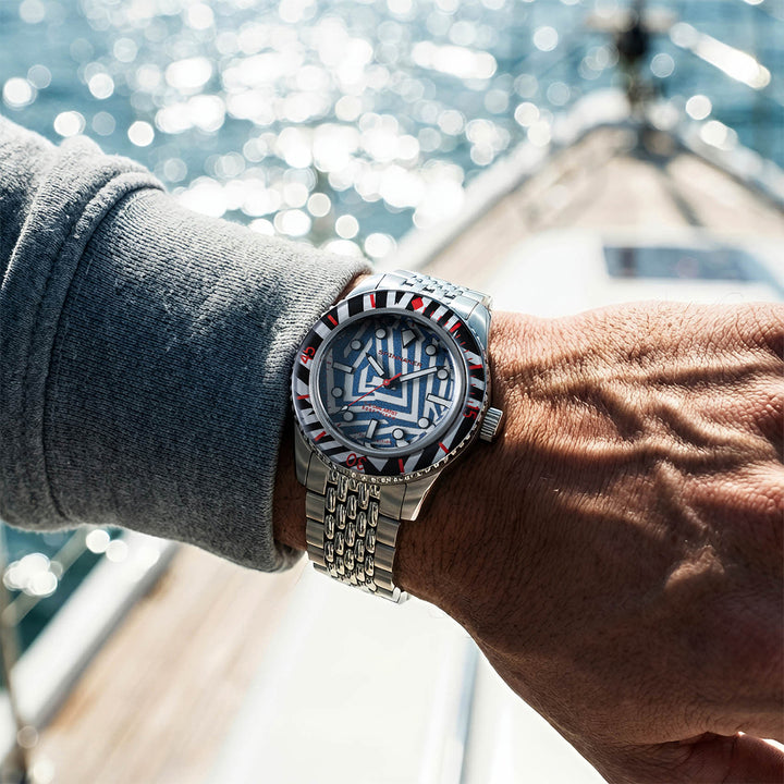 スピニカー フルース Razzle Dazzle ラズルダズル 限定モデル SP-5165-11 メンズ 機械式 自動巻き