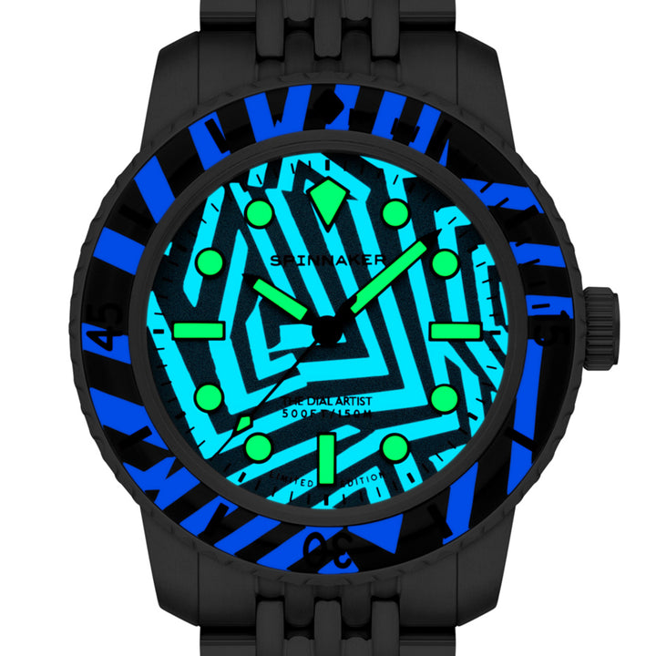 スピニカー フルース Razzle Dazzle ラズルダズル 限定モデル SP-5165-11 メンズ 機械式 自動巻き