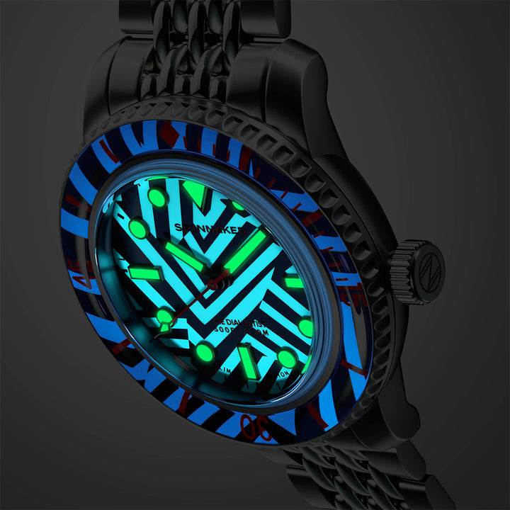 スピニカー フルース Razzle Dazzle ラズルダズル 限定モデル SP-5165-11 メンズ 機械式 自動巻き