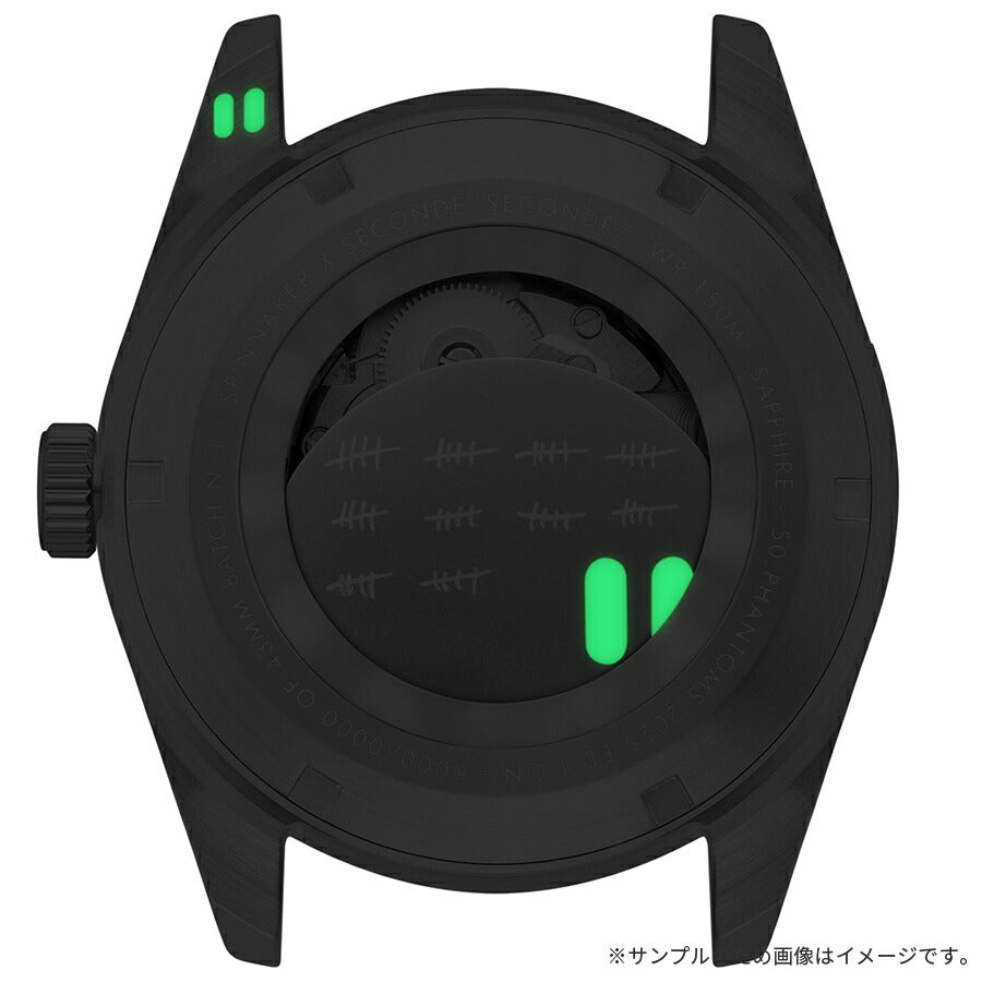 スピニカー フルース セコンドセコンド コラボレーション 限定モデル 50ファントムズ SP-5170-11B メンズ 機械式 自動巻き シルバー