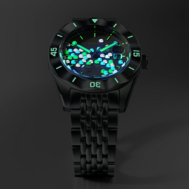 スピニカー フルース セコンドセコンド コラボレーション 限定モデル 50ファントムズ SP-5170-11B メンズ 機械式 自動巻き シルバー