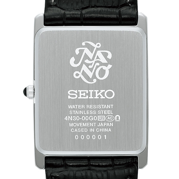 セイコー セレクション nano・universe ナノ・ユニバース コラボレーションモデル SSEH019 メンズ クオーツ 電池式 ブラック 革ベルト