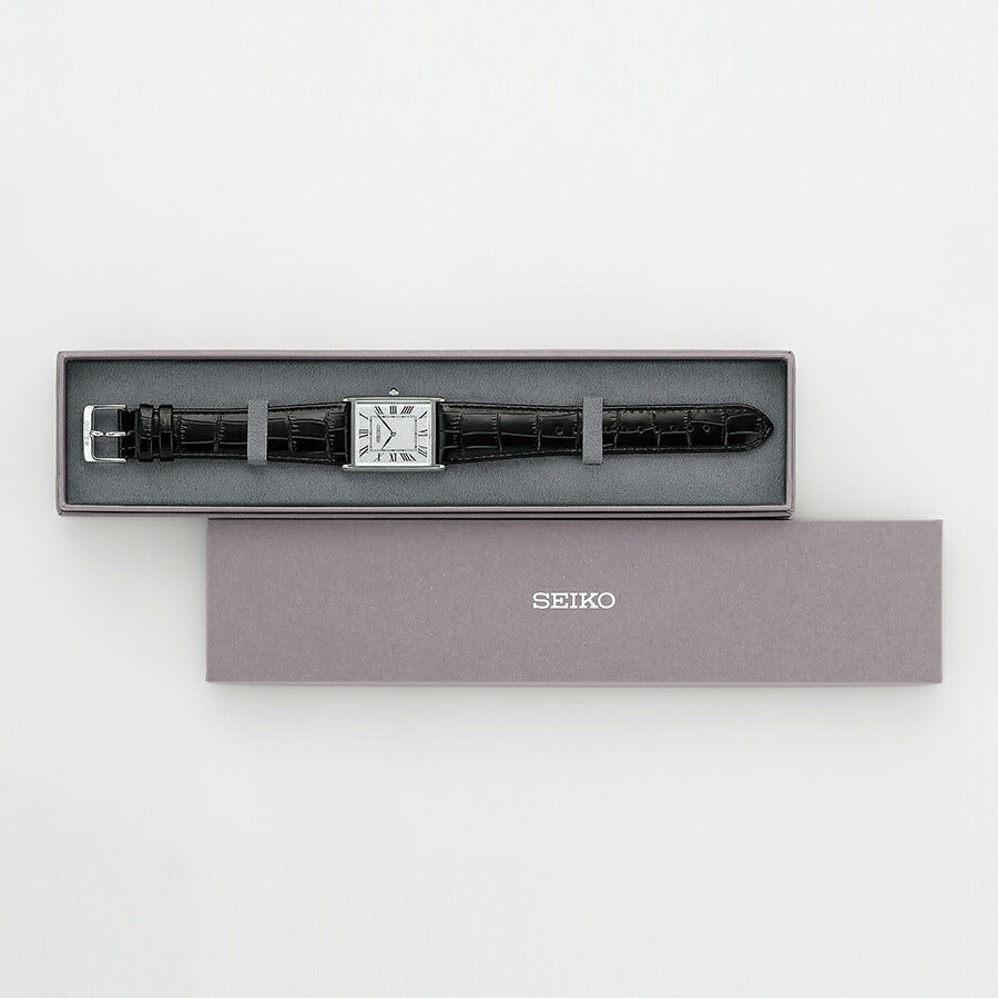 セイコー セレクション nano・universe ナノ・ユニバース コラボレーションモデル SSEH019 メンズ クオーツ 電池式 ブラック 革ベルト