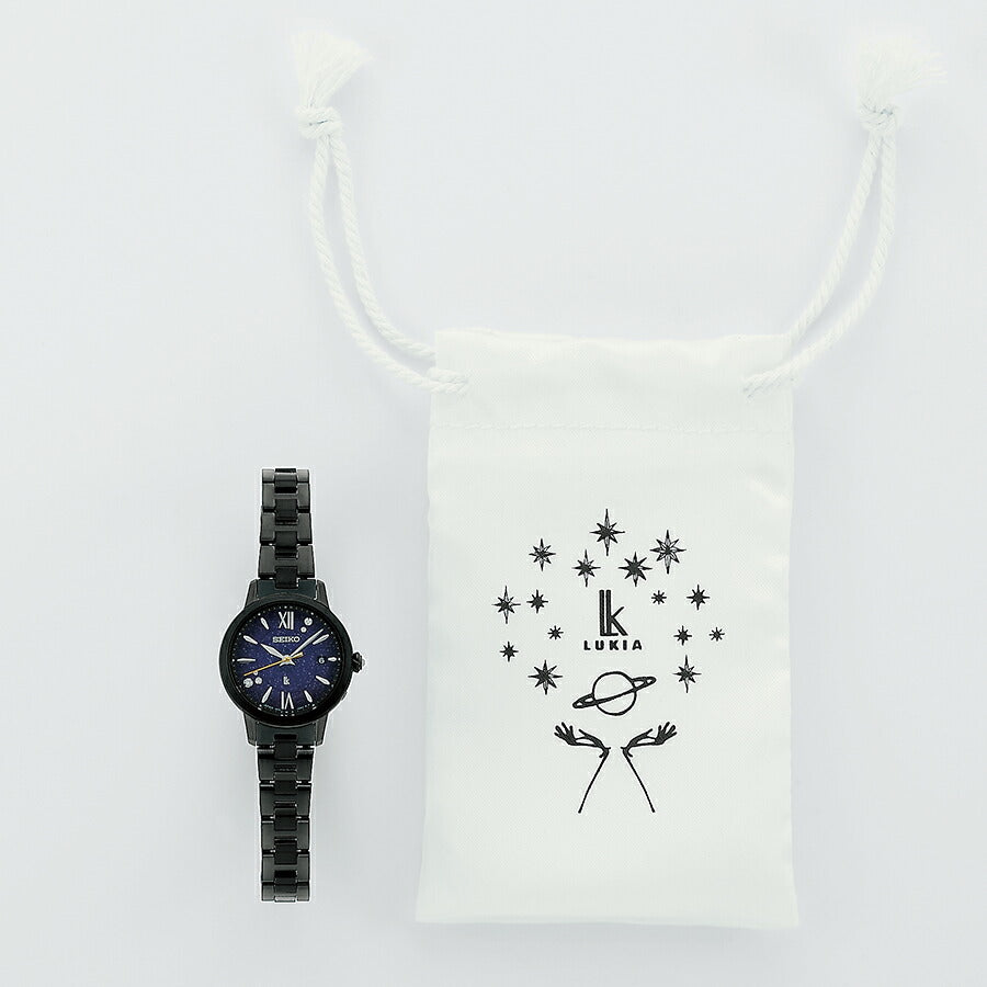 セイコー ルキア LUKIA Grow 30周年記念 ELAIZA IKEDA × DAICHI MIURA 限定モデル SSVW241 レディース ソーラー電波 ブラック
