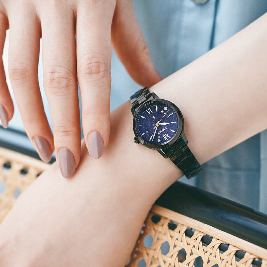セイコー ルキア LUKIA Grow 30周年記念 ELAIZA IKEDA × DAICHI MIURA 限定モデル SSVW241 レディース ソーラー電波 ブラック