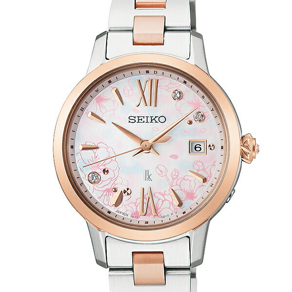 セイコー ルキア 2026 SAKURA Blooming 限定モデル 逆さ桜 SSVW244 レディース ソーラー電波 ピンクグラデーションダイヤル