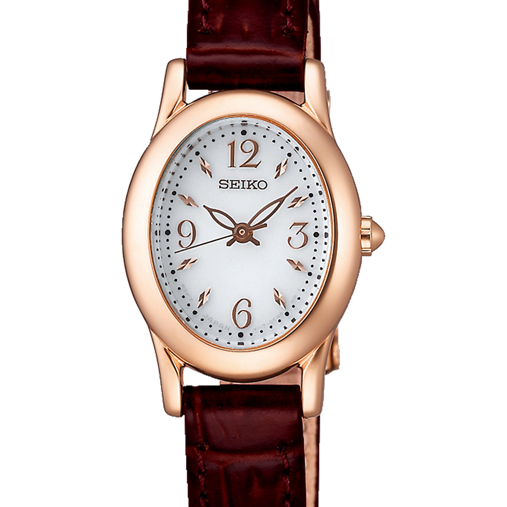 セイコー セレクション ティセ レディース ソーラー SWFA148 革ベルト ホワイト 10気圧防水