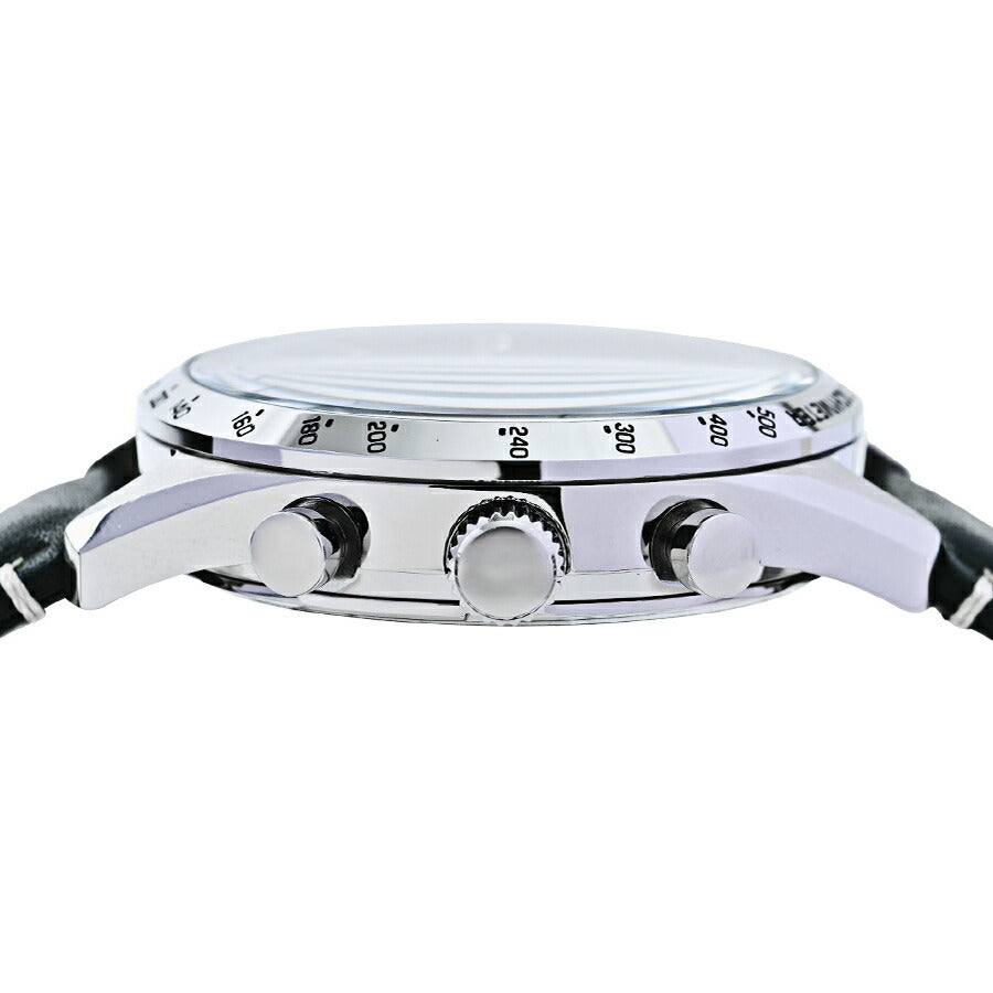 サクスニーイザック クオーツ クロノグラフ SY15221-GR2 メンズ 電池式 グリーンダイヤル 革ベルト LB202