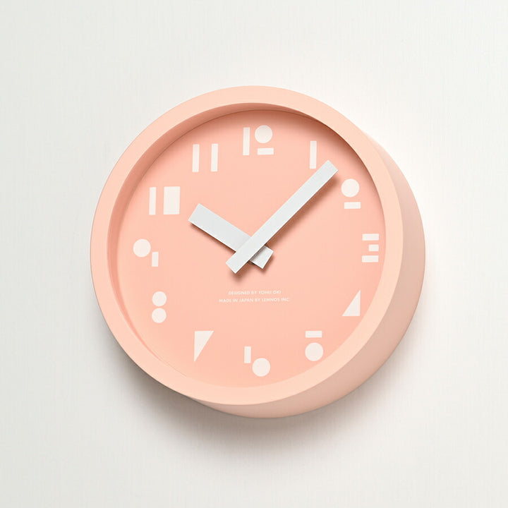 タカタレムノス 置き時計 カーサ M,S,S. エムエスエス 丸 三角 四角 クオーツ 電池式 ピンク 大木 陽平 SYO25-10PK