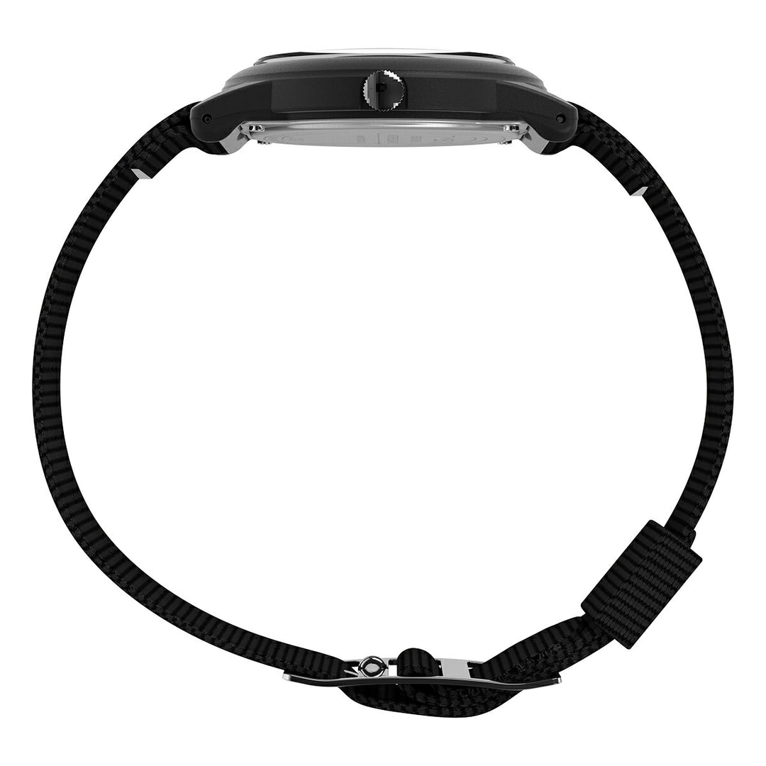 タイメックス キャンパー 34mm 復刻モデル チビミリ ブラック T18581 メンズ レディース クオーツ 電池式 ナイロンバンド