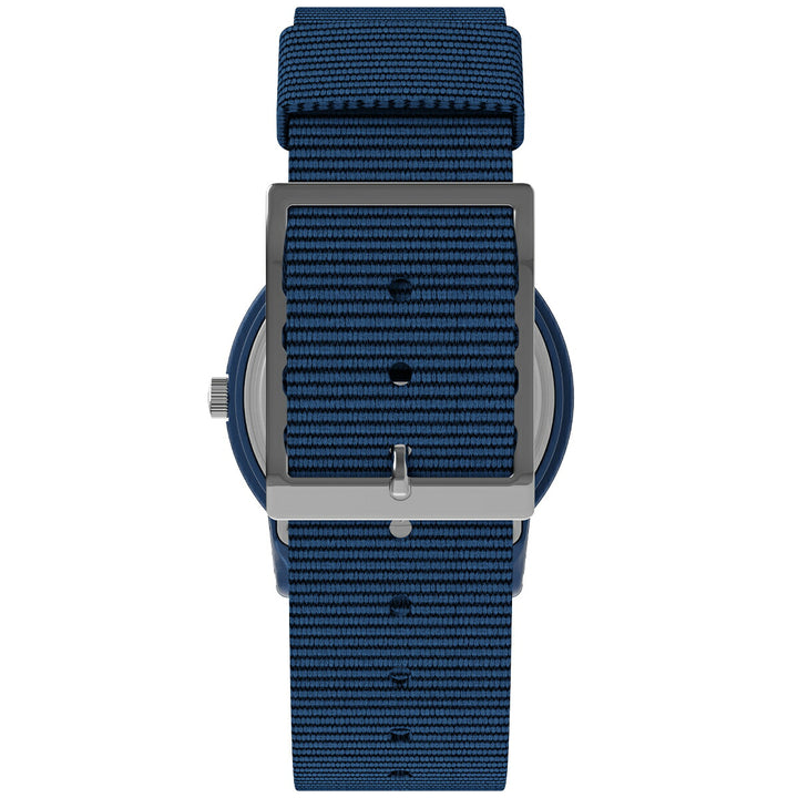 タイメックス キャンパー 34mm 復刻モデル チビミリ ブルー T2N257 メンズ レディース クオーツ 電池式 ナイロンバンド