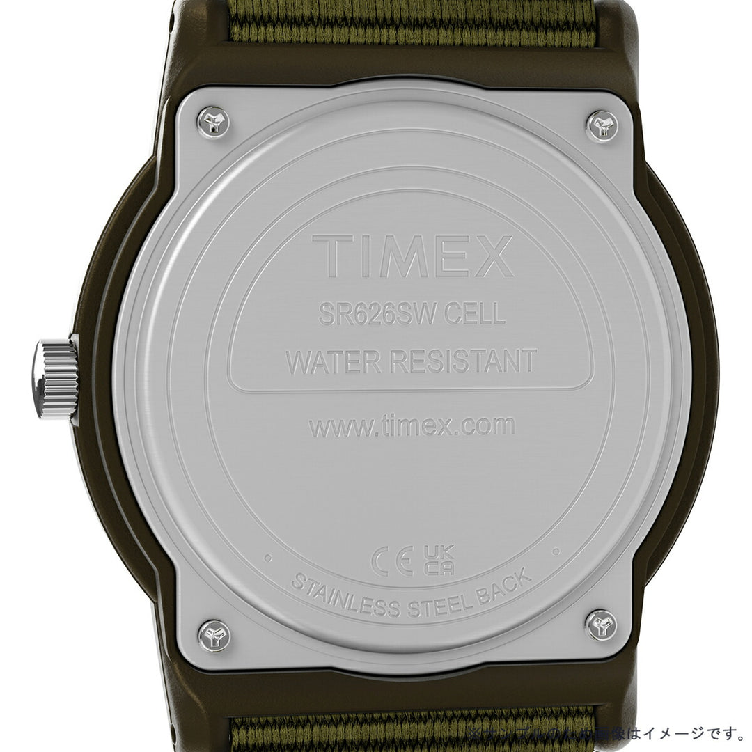 タイメックス キャンパー 34mm 復刻モデル チビミリ オリーブグリーン T41711 メンズ レディース クオーツ 電池式 ナイロンバンド