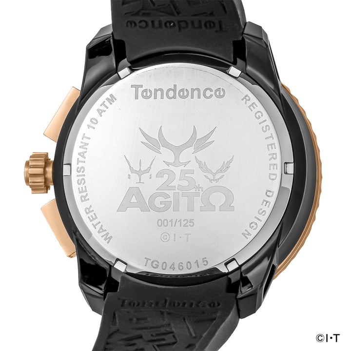 テンデンス 仮面ライダーアギト 25周年記念 コラボレーション 限定モデル TG046015 メンズ 腕時計 クオーツ 電池式 クロノグラフ シリコンバンド