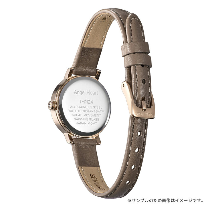 エンジェルハート トゥインクルハート THN24P-TP レディース ソーラー 革ベルト トープ 橋本環奈さん着用