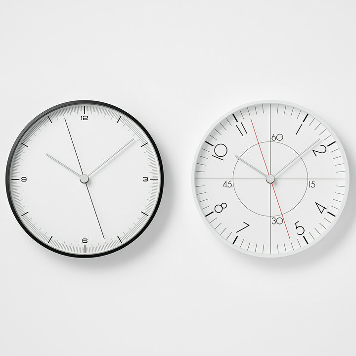 タカタレムノス 掛け時計 デザインオブジェクト アースウォールクロック クオーツ 電池式 ホワイト スイープセコンド 五十嵐 威暢 TIL25-07