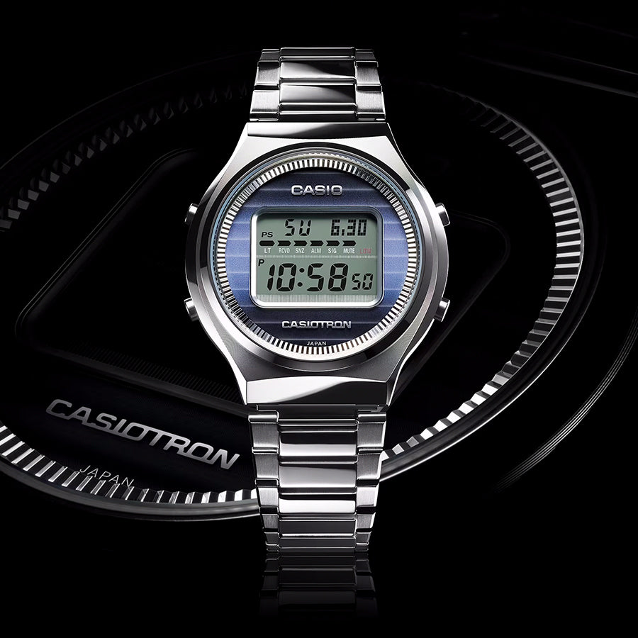 カシオ カシオトロン 復刻 限定モデル TRN-50-2AJR メンズ 腕時計 電波ソーラー Bluetooth デジタル 日本製 国内正規品