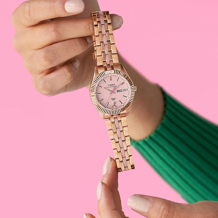 未使用品★完売品★TIMEX タイメックス ウォーターベリーレガシー ピンク稼働 タイメックス ウォーターベリー レガシー BCRF コラボレーションモデル