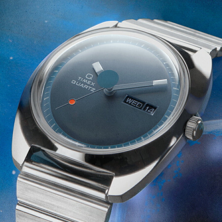 タイメックス Q TIMEX 1975 エニグマ 復刻モデル ミステリーダイヤル TW2W59800 メンズ 腕時計 クオーツ 電池式 シルバー