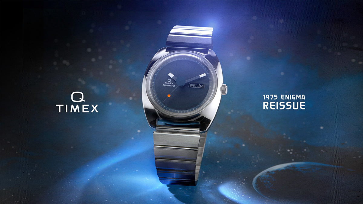 タイメックス Q TIMEX 1975 エニグマ 復刻モデル ミステリーダイヤル TW2W59800 メンズ クオーツ 電池式 シルバー