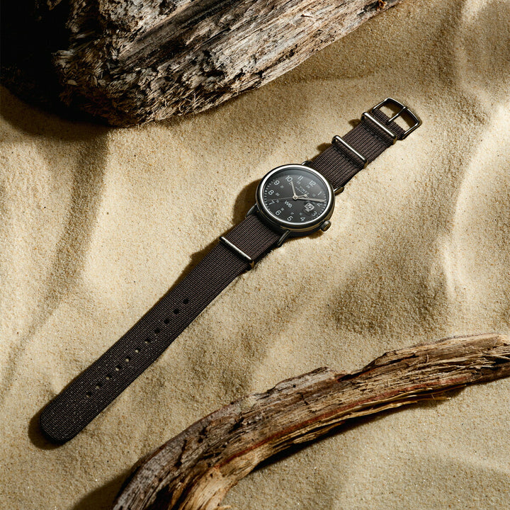 タイメックス ウィークエンダー 40mm TW2W86100 メンズ 電池式 クオーツ ナイロンバンド ブラック