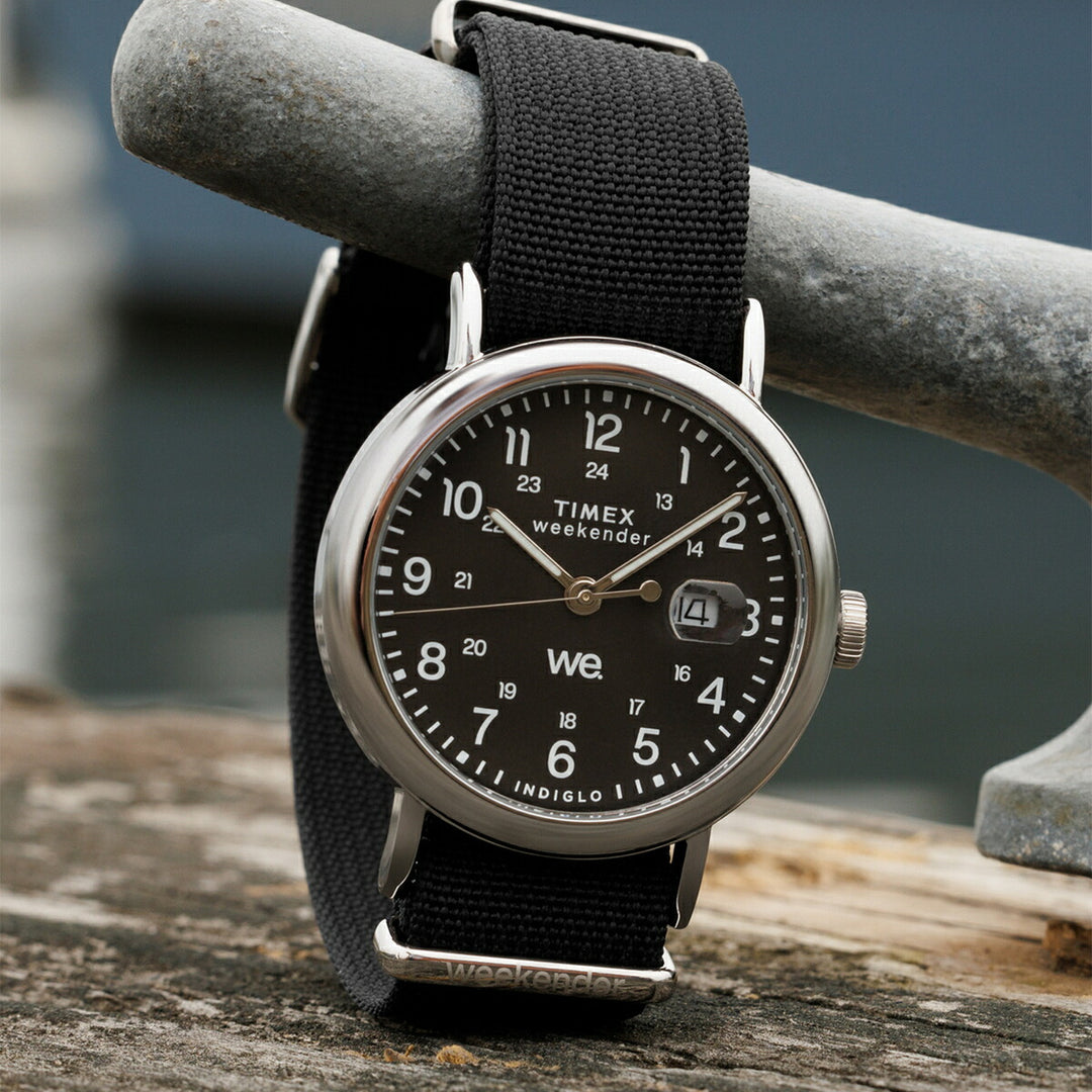 タイメックス ウィークエンダー 40mm TW2W86100 メンズ 電池式 クオーツ ナイロンバンド ブラック
